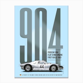 Porsche 904 GTS Tribute Canvas Print