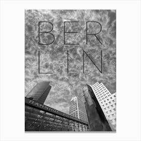 Berlin Potsdamer Platz Canvas Print