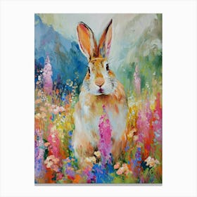Himalayan Rabbit Painting 1 Canvas Print