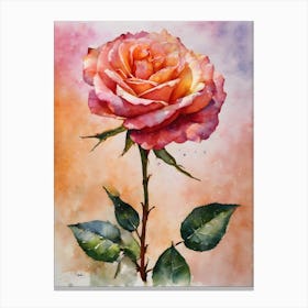 Hybrid Tea Rose 1 Canvas Print