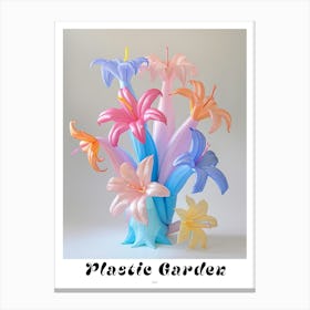 Dreamy Inflatable Flowers Poster Lily 1 Canvas Print