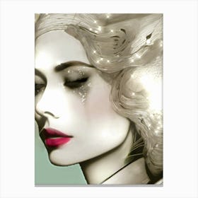 Glamour Woman, Grace Kelly Style Canvas Print