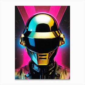 Daft Punk 8 Canvas Print