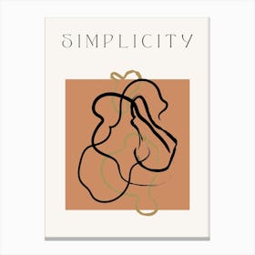 Simplicity 3 Canvas Print