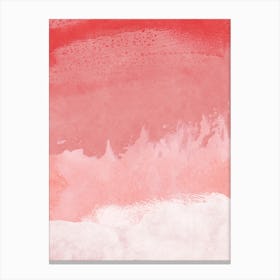 Minimal Landscape Pink 02 Canvas Print