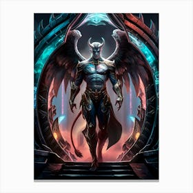 League Of Legends Demon Canvas Print