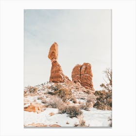 Desert Rock Formations Canvas Print