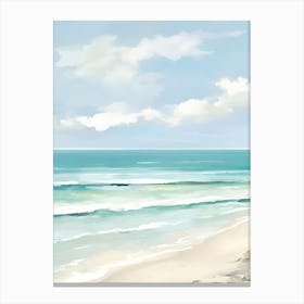 Beach Painting 1 Canvas Print