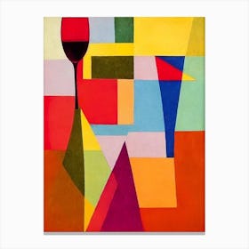 Bahama Mama Paul Klee Inspired Abstract Cocktail Poster Canvas Print