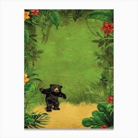 Jungle Scene Canvas Print