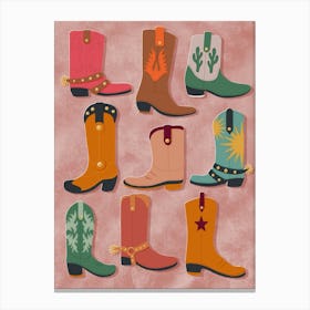 Boots Canvas Print