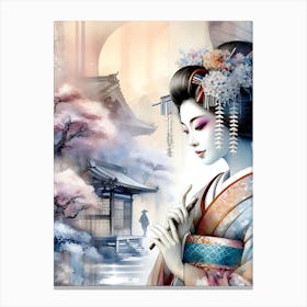 Geisha Canvas Print