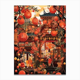 Chinese New Year Decorations 4 Canvas Print