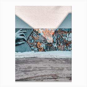 Graffiti Wall Canvas Print