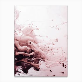 Pink Ink Splash Canvas Print