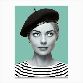 Beret Canvas Print