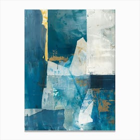 Blue And Gold 20 Canvas Print