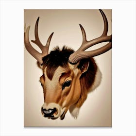 Deer Head 38 Canvas Print