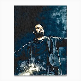 Drake In The Rain Canvas Print Canvas Print