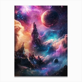 Galaxy universe Canvas Print