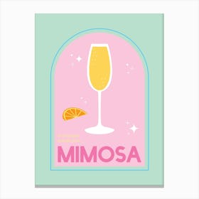 Mimosa Cocktail Canvas Print