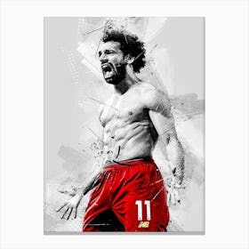 Mohamed Salah Liverpool 2 Canvas Print