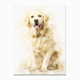 Golden Retriever Dog 1 Canvas Print