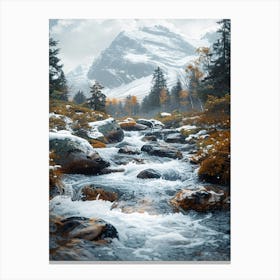 Mountain Stream Canvas Print