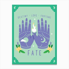 Destiny Love Fortune Fate – Art Print Canvas Print