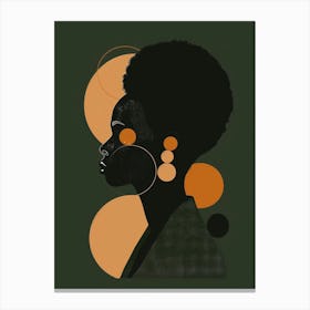 Portrait Of African Woman 86 Canvas Print