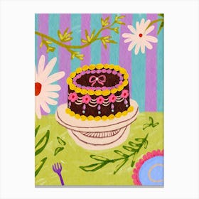 Birthday Cake 3 Canvas Print