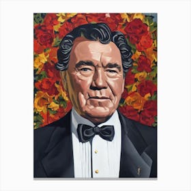 Albert Finney Illustration Movies Canvas Print