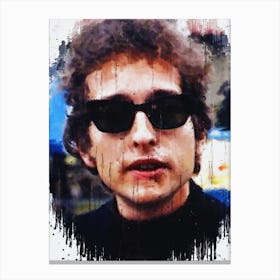 Bob Dylan Potrait Canvas Print