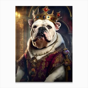 Bulldog Baroque 1 Canvas Print