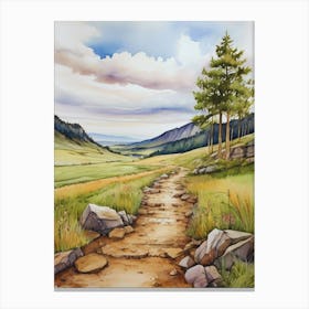 Path To The Mountains.18 Canvas Print