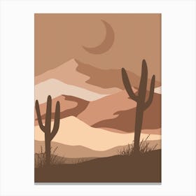 Desert Landscape 1 Canvas Print