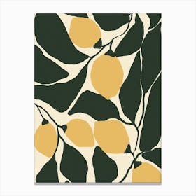 Lemons Canvas Print