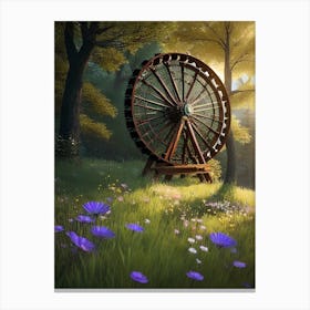 Fairy Wheel In The Forest Canvas Print