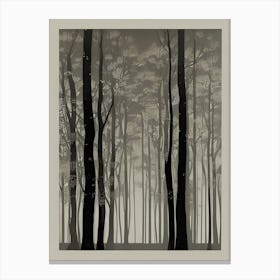 Forest In The Fog Canvas Print