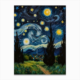 Starry Night 37 Canvas Print