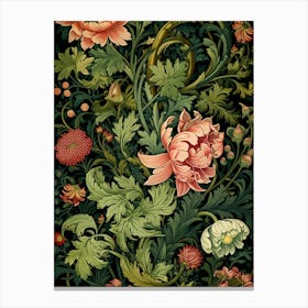 Floral Wallpaper 163 Canvas Print