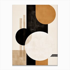 Heidelberg Harmony, Geometric Bauhaus Canvas Print