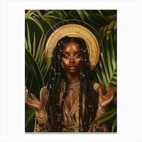 Afro-American Woman 73 Canvas Print