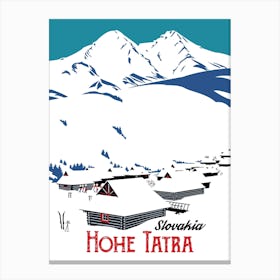 Hohe Tatra Mountain, Slovakia Canvas Print