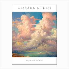 Study Of Clouds Paris, France Canvas Print