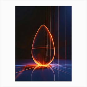 Abstract Egg 1 Canvas Print