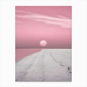 Pink Sunset Canvas Print