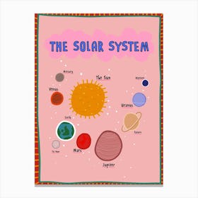 The Solar System Canvas Print