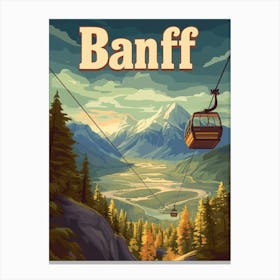 Aihrgdesign A Mid Century Modern Travel Poster For Banff Show Baa05028 Cadc 47e7 8f2e D5da694f0bf1 0 Canvas Print