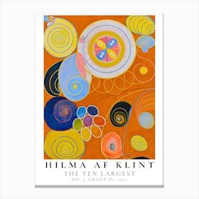 Hilma Af Klint Ten Largest 1 Canvas Print